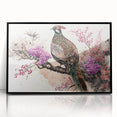 Framed acrylic artwork showcasing a modern abstract design in vibrant colors, presented from the front view, ideal for stylish home decor.
