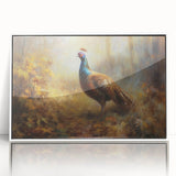 Framed acrylic artwork showcasing a serene landscape with soft pastel colors, elegantly displayed from the front. Ideal for home decor, adding a calming touch to any space.