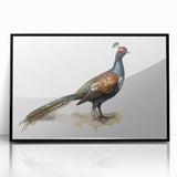 Framed acrylic artwork featuring a modern black design, showcasing a sleek front view that highlights its vibrant colors and smooth finish, perfect for contemporary decor.