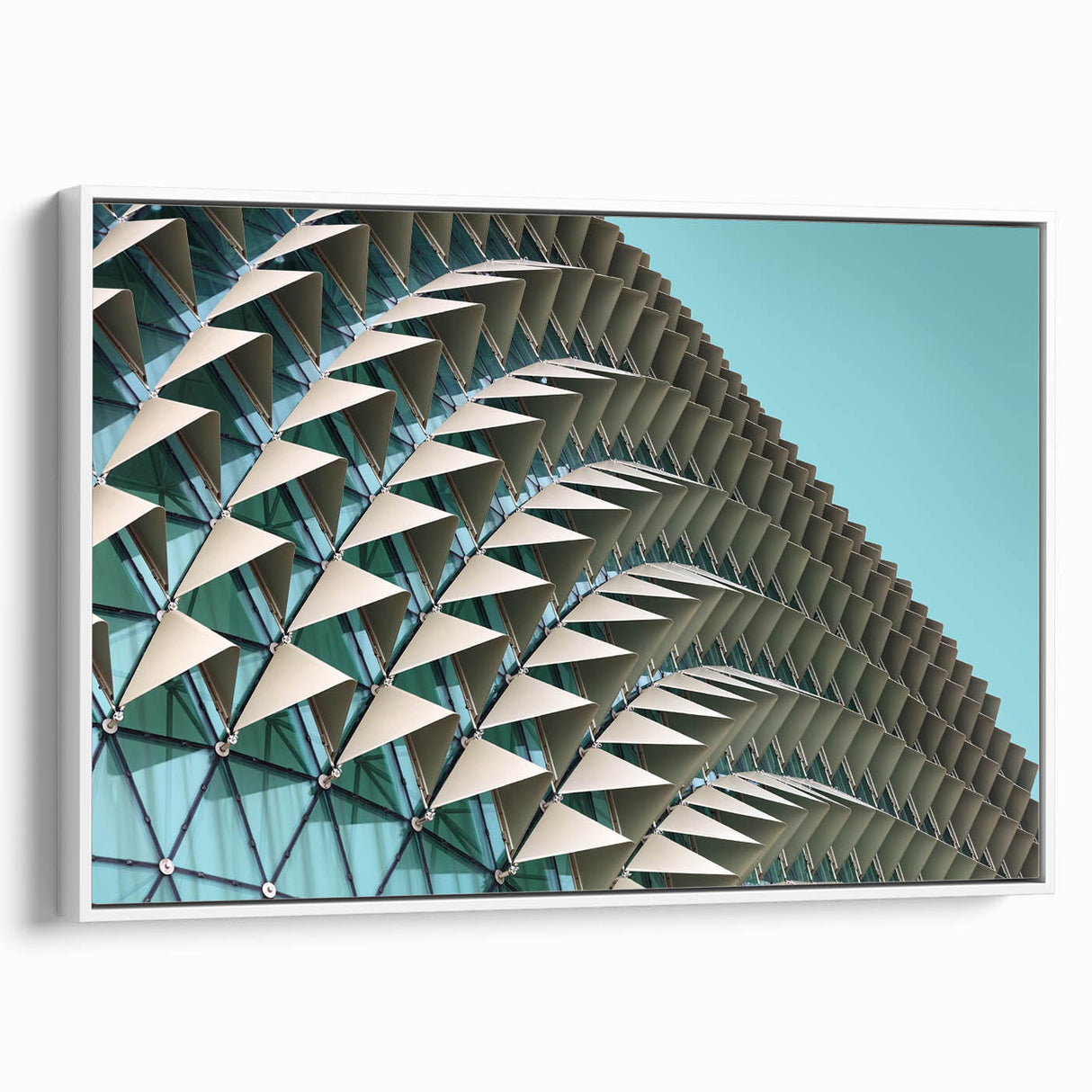 Framed canvas depicting a monochrome landscape painting, suitable as wall art for bedroom.
