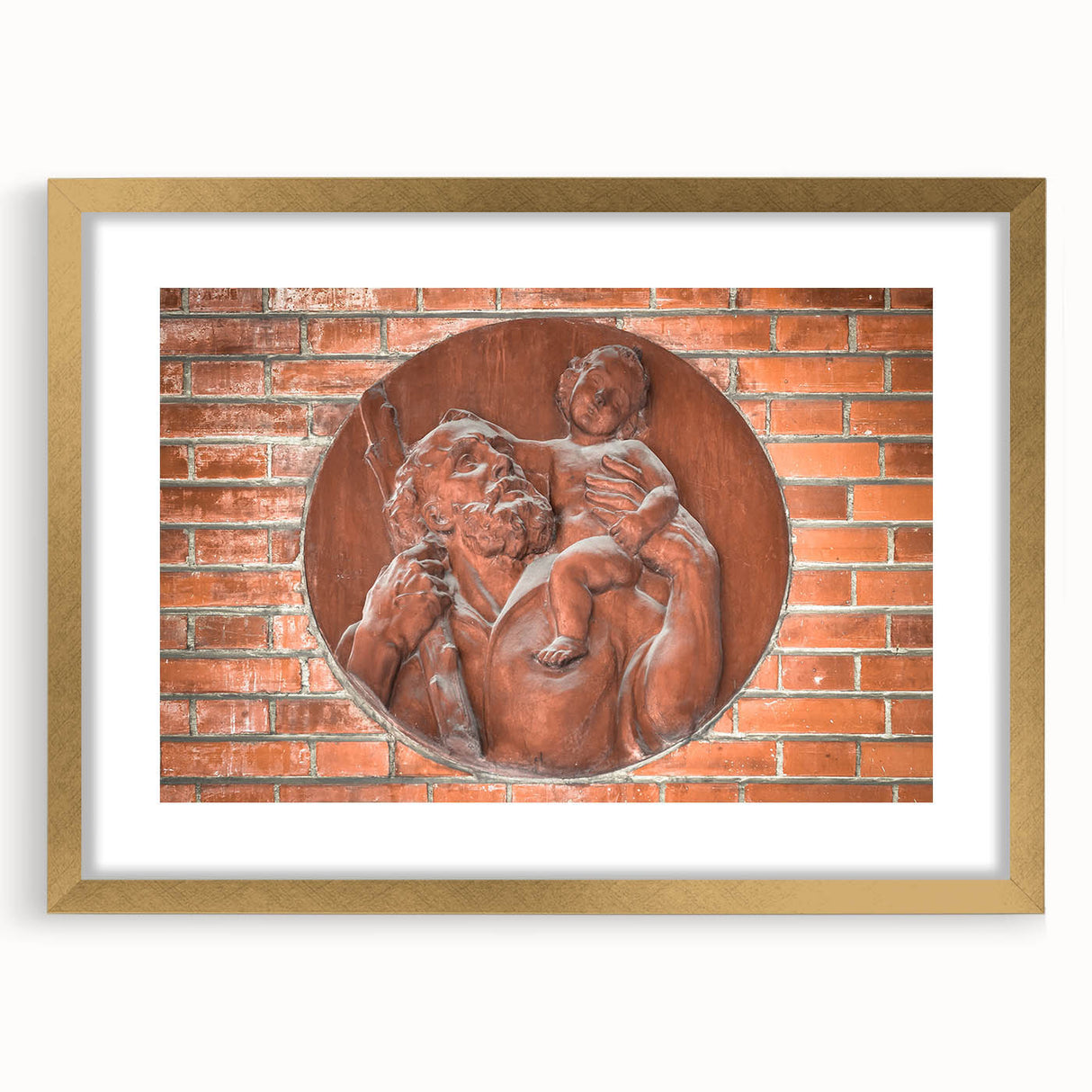 Extra large abstract art print on canvas, featuring textured swirls in neutral and gold tones, ideal for living room decor.