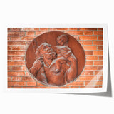 Extra large rolled canvas print of vibrant floral art, ideal for dining room wall decor.