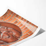 Extra large wall art featuring line art flowers in black on white background, ideal for large living room decor.