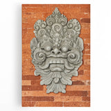 Large black and white photographic print on canvas depicting a bustling city street, ideal for kitchen wall art.