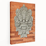 Large abstract canvas print with swirling blue and white patterns, suitable for kitchen wall art.