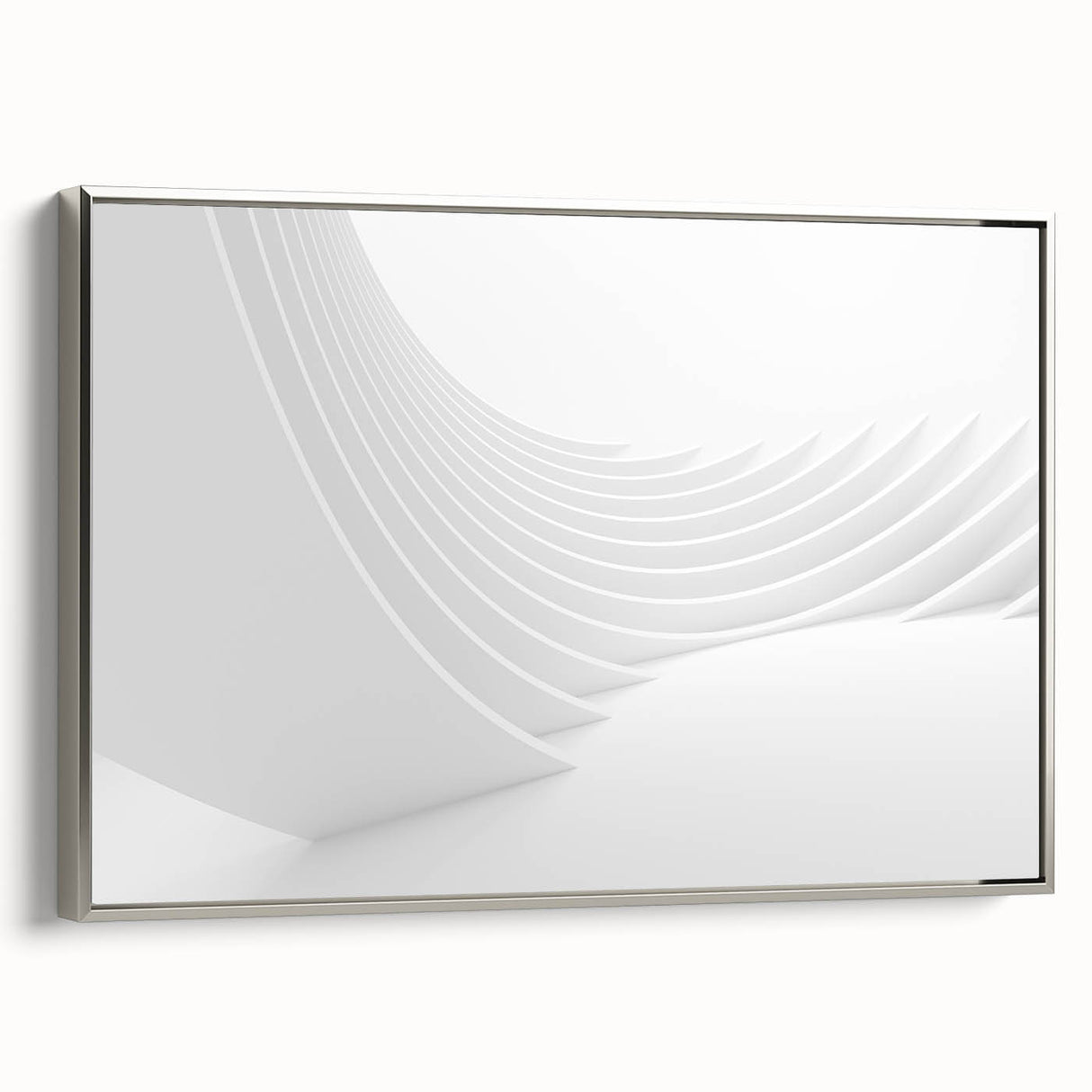 Vintage poster art featuring colorful abstract design on a large framed canvas, suited for living room decor.