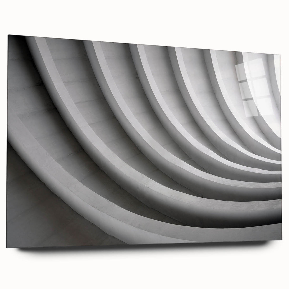Large abstract wall art in vibrant blue and green tones on acrylic, suitable for bedroom or dining room decor.