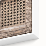 Textured black wall art featuring colorful abstract patterns on a framed canvas, ideal for living room decor.