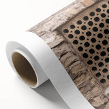 Art deco poster featuring a geometric pattern in muted pastel shades on rolled canvas, ideal for nursery wall art.