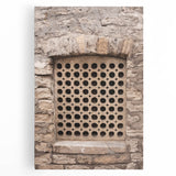 Black and white abstract design on large stretched canvas, ideal for kitchen wall art.