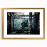 Extra large abstract art print featuring textured swirls in neutral tones, framed in gold, ideal for living room decor.