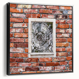 Black and white landscape art painting on a framed canvas, featuring a serene nature scene, ideal for bedroom wall decor.