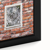 Framed canvas depicting textured, colorful art with a black background, suitable for extra large wall art in a living room.