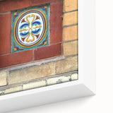 Extra large black wall art on canvas featuring colorful textured abstract patterns, ideal for living room decor.