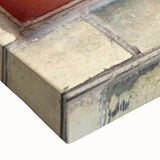 Large black and white landscape art painting on stretched canvas, featuring a serene tree-lined path.