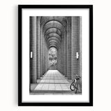 Extra large, colorful abstract art print on canvas featuring a textured mix of vibrant hues, ideal for living room decor.