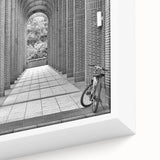 Extra large framed canvas featuring textured, colorful art with black dominant tones, ideal for living room decor.