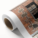 Art deco poster of a geometric pattern in gold and black on a rolled canvas, suitable for modern art wall decor.