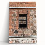 Large black and white photo of a coffee cup on stretched canvas, ideal for kitchen wall art.