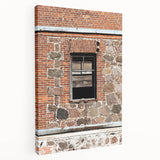 Large art featuring a minimalist fruit bowl design in muted tones on stretched canvas, ideal for kitchen wall decor.