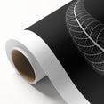 Rolled canvas featuring vibrant African tribal wall art with intricate patterns, elegantly packaged in a protective cardboard tube, perfect for home decor enthusiasts.