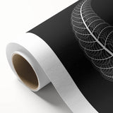 Rolled canvas featuring vibrant African tribal wall art with intricate patterns, elegantly packaged in a protective cardboard tube, perfect for home decor enthusiasts.