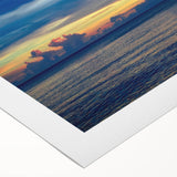 Art deco poster featuring geometric patterns and metallic colors on rolled canvas, suitable for dining room wall art.