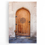 Large black and white abstract canvas print, ideal for kitchen wall art.