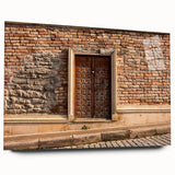 Large abstract wall art on acrylic with swirling blue and gray tones, ideal for bedroom or dining room decor.