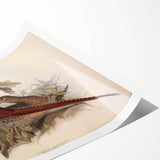 Rolled canvas print showcasing vibrant African tribal wall art design, featuring intricate patterns and textures, securely packaged in a protective cardboard tube.