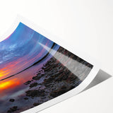 Extra large wall art featuring line art flowers in black on white, rolled canvas, suitable for large living room spaces.