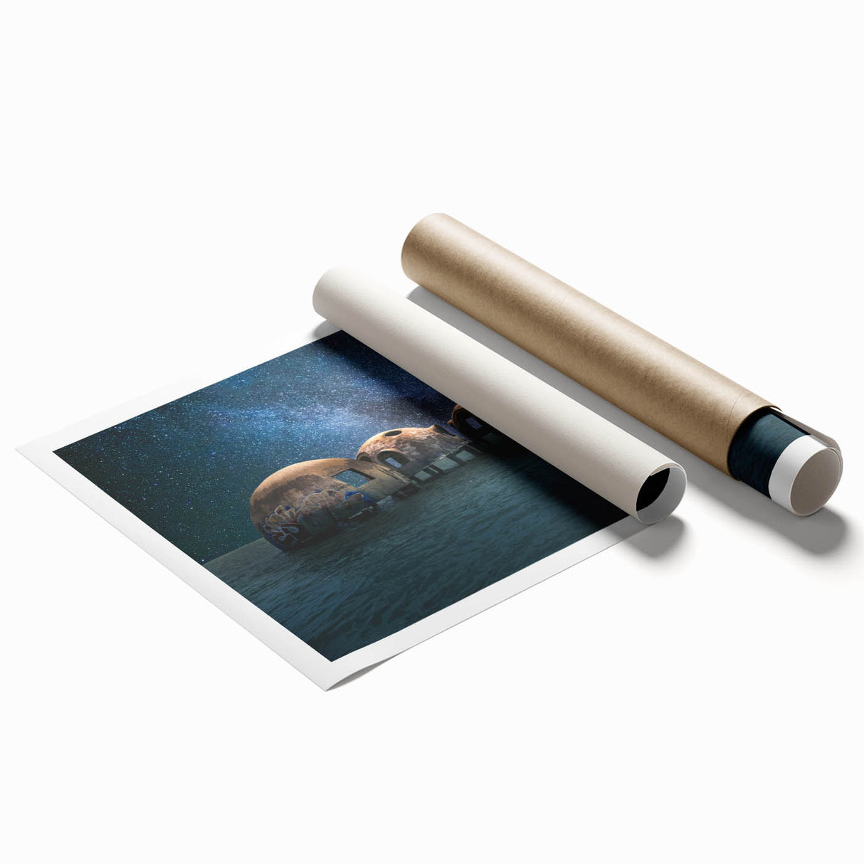 Extra large floral art on rolled canvas, featuring soft pastel hues.