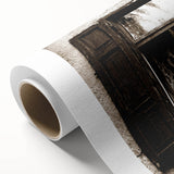 Art deco poster featuring a monochrome geometric pattern on rolled canvas, ideal for nursery wall art.