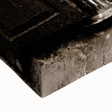 Large art canvas featuring a black and white landscape painting, ideal for bedroom wall decor.