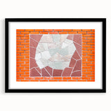 Extra large abstract art print featuring textured swirls in vibrant colors on a framed canvas, ideal for living room decor.