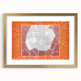 Extra large abstract art print featuring swirling gray and gold textures on a framed canvas, suitable for living room decor.