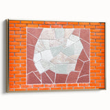 Framed canvas of a black and white vintage landscape painting, suitable for bedroom wall art.