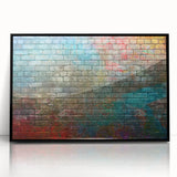 Large abstract wall art in muted earth tones on acrylic, framed, ideal for modern living room decor.
