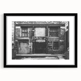 Extra large abstract art print featuring vibrant multi-colored textures on a framed canvas, ideal for living room decor.