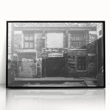 Large abstract wall art with swirling black and white patterns, framed in acrylic, suitable for modern art wall decor.