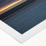 Art deco poster featuring geometric patterns in gold and black on rolled canvas, suitable for dining room decor.