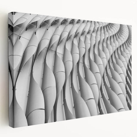 Large abstract canvas art in blue and gray tones, ideal for kitchen wall decor.