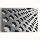 Large black and white abstract art on stretched canvas, featuring dynamic brush strokes, ideal for kitchen wall art.