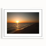 Abstract art print featuring swirls of blue and white, on a framed canvas, ideal for dining room decor.