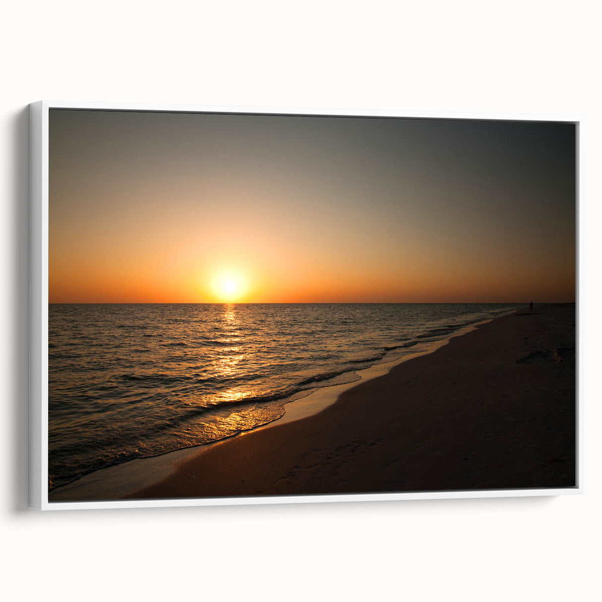 Vintage poster art featuring a colorful abstract design on a framed canvas, ideal for extra large wall art in a living room.