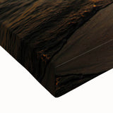 Black and white landscape art painting on large stretched canvas, featuring a detailed tree silhouette.