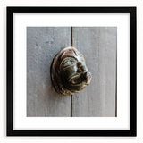 Extra large, textured abstract art print featuring vivid, colorful strokes on a framed canvas.