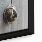 Extra large black wall art on canvas featuring colorful, textured abstract design, ideal for living room decor.