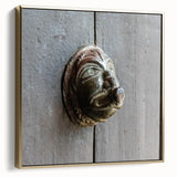 Framed canvas depicting a silver and gold landscape, ideal for bedroom wall art.