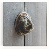 Large black and white abstract art on stretched canvas, featuring swirling patterns, suitable for kitchen wall art.